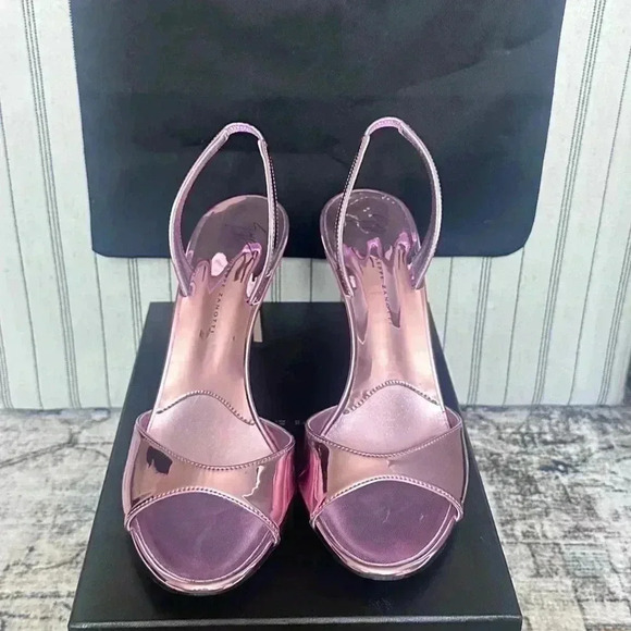 Giuseppe Zanotti Lilibeth 70mm Metallic (sz 40) - Picture 2 of 14